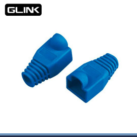 CAPUCHA PLASTICA GLINK RJ-45 AZUL x 100 UNIDADES EN BOLSA