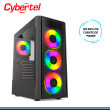 CASE CYBERTEL XTREME CBX5001 4 COOLER RAINBOW SIN FUENTE VIDRIO TEMPLADO USB 3.0/USB 2.0