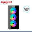 CASE CYBERTEL KILLER CBX5016 4 COOLER RAINBOW SIN FUENTE VIDRIO TEMPLADO USB 3.0/USB 2.0