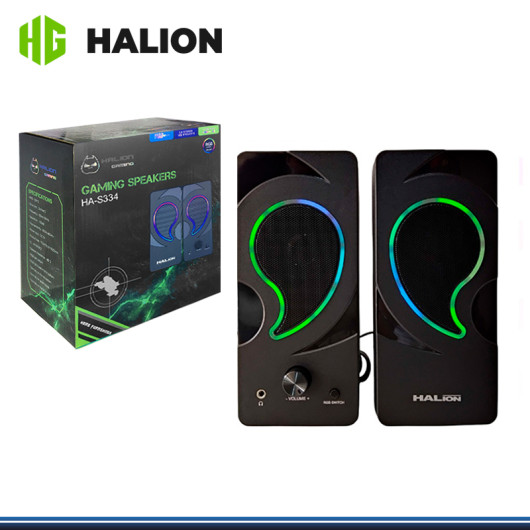 PARLANTE HALION GAMING HA-S334 LED RGB