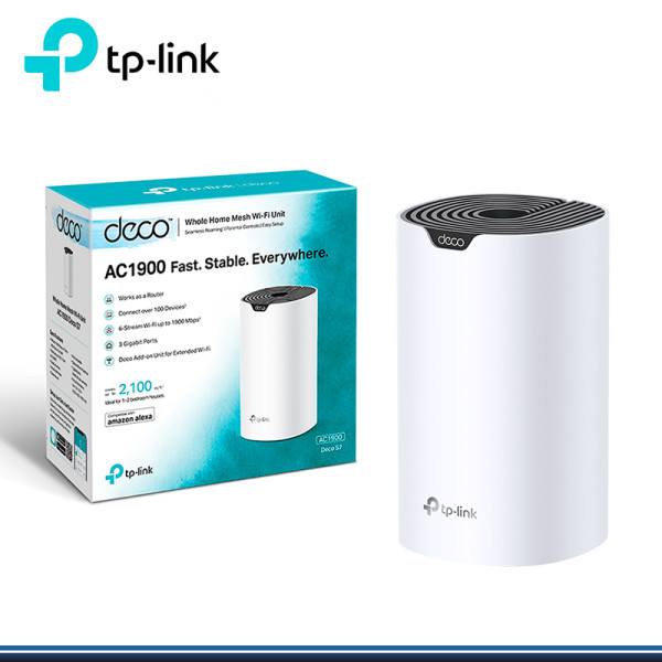 DECO S7 TP-LINK SISTEMA WI-FI MESH AC1900 (1PACK)