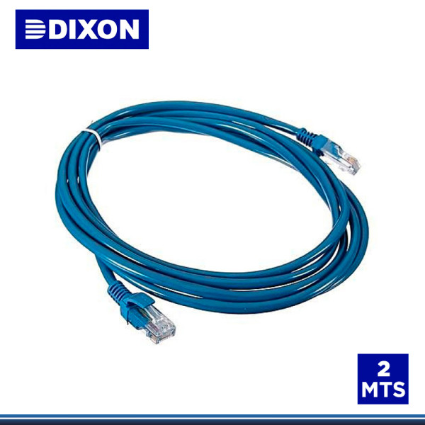 PATCH CORD DIXON CAT.5E-350MHZ 2MTS. AZUL (PN:URT4EM4Y/02M4B6)