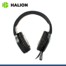 AUDIFONO HALION HA-S7R RGB BLACK CON MICROFONO