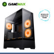 CASE GAMEMAX VISTA AB BLACK SIN FUENTE VIDRIO TEMPLADO 6 COOLER ARGB USB 3.0/USB 2.0