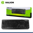 TECLADO HALION HA-K613 MULTIMEDIA NEGRO USB