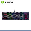 TECLADO HALION STELLAR HA-KG916 RAINBOW MECANICO CONECTOR USB