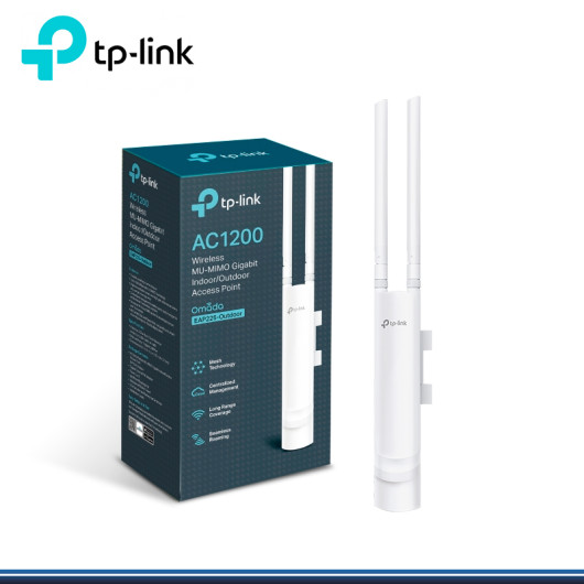 ACCES POINT TP-LINK EAP225-OUTDOOR WIRELESS PARA EXTERIORES E INTERIORES AC1200