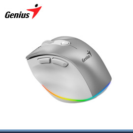 MOUSE GENIUS ERGO 9000S PRO RGB SILVER WIRELESS BLUETOOTH RECARGABLE (PN:31030039402)