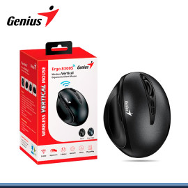 MOUSE GENIUS ERGO 8300S VERTICAL BLACK WIRELESS (PN:31030037400)