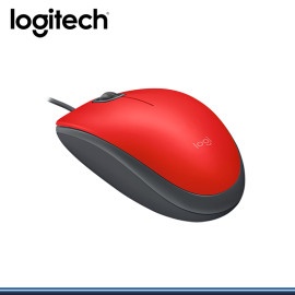 MOUSE LOGITECH M110 RED SILENT OPTICO USB (PN:910-006755)