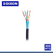 CABLE UTP DIXON CCA CAT.5E 4PX24AWG NEGRO 305M MTS (PN:8041)