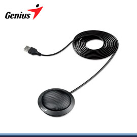 MICROFONO GENIUS MIC-100U PARA VIDEO CONFERENCIA BLACK (PN:31700001400)