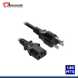 CABLE PODER DE 1.80 METROS DE 3x16AWG NEGRO EN BOLSA