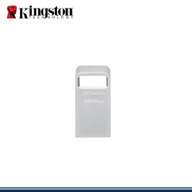 MICRO UNIDAD FLASH USB 128GB KINGSTON DATATRAVELER METAL (PN:DTMC3G2/128GB)