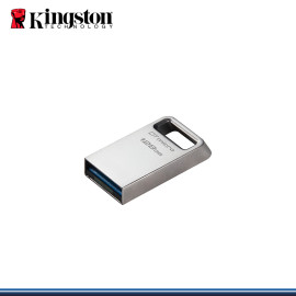 MICRO UNIDAD FLASH USB 128GB KINGSTON DATATRAVELER METAL (PN:DTMC3G2/128GB)