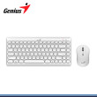 KIT GENIUS LUXEMATE Q8000 WHITE WIRELESS TECLADO + MOUSE (PN:31340013410)