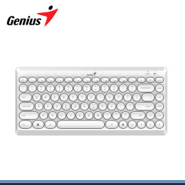 KIT GENIUS LUXEMATE Q8000 WHITE WIRELESS TECLADO + MOUSE (PN:31340013410)