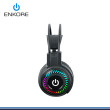 AUDIFONO ENKORE FALCON 5.1 EKHG 1002U RAINBOW BLACK CON MICROFONO CONEXIÓN USB