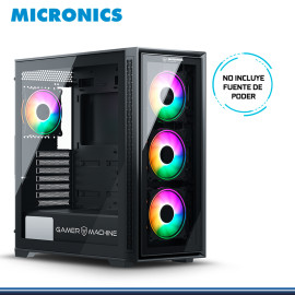 CASE MICRONICS FANATIC MIC FC1000 ARGB SIN FUENTE VIDRIO TEMPLADO USB 3.0/USB 2.0