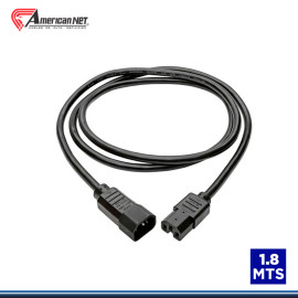 CABLE PODER CAPUCHON AMERICAN NET DE 1.80 METROS DE 3*16 BLACK