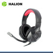 AUDIFONO HALION SWAT HA-H429 BLACK RGB CON MICROFONO CONEXIÓN USB