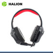 AUDIFONO HALION SWAT HA-H429 BLACK RGB CON MICROFONO CONEXIÓN USB