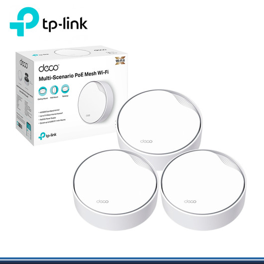 DECO X50-POE TP-LINK SISTEMA WI-FI 6 MESH AX3000 (3 PACK)