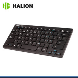 TECLADO HALION MINI HA-K126 NEGRO CONEXIÓN USB