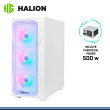 CASE HALION STUKA CR11 WHITE 500W SIN FUENTE VIDRIO TEMPLADO USB 2.0/USB 3.0