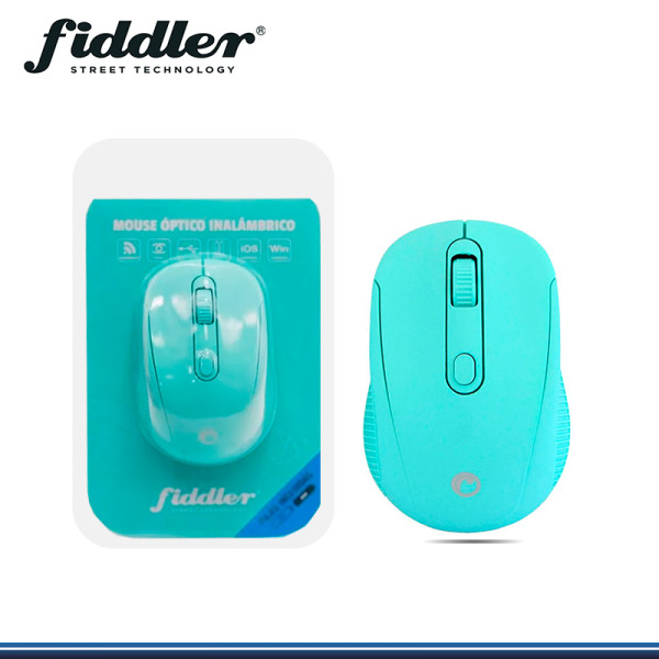 MOUSE FIDDLER 223V VERDE WIRELESS (PN:FD-223V)