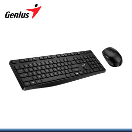 KIT GENIUS KM-8206S SILENT BLACK WIRELESS TECLADO MULTIMEDIA + MOUSE (PN:31340017401)