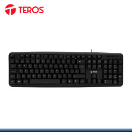 KIT TEROS TE-4062N BLACK TECLADO USB + MOUSE USB