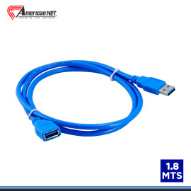 CABLE DE EXTENSION AMERICAN NET USB 3.0 TAMAÑO 1.80 MTS (PN:GP-00 3.0)