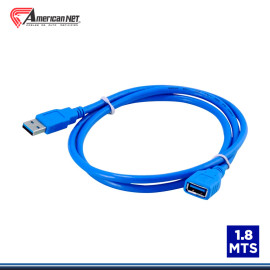 CABLE DE EXTENSION AMERICAN NET USB 3.0 TAMAÑO 1.80 MTS (PN:GP-00 3.0)