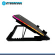 CYBERCOOL HA-K8 RGB BLACK PLASTICO METAL COOLER PARA NOTEBOOK