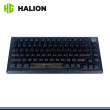 TECLADO HALION GASKET HA-K751 RGB TRANSPARENTE MECANICO CONECTOR USB-C