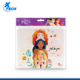 PAD MOUSE XTECH EDICION DISNEY PRINCESA WHITE DIMENSIONES 22x18cm (PN:XTA-D100PS)