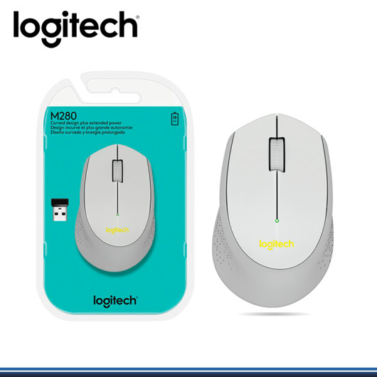 MOUSE LOGITECH M280 PLUS GRAY CONEXION WIRELESS (PN:910-004285)