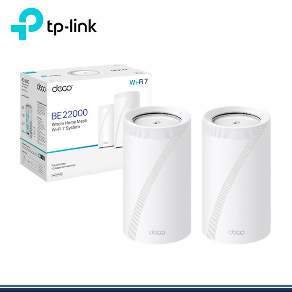 DECO BE85 TP-LINK SISTEMA WI-FI 7 MESH BE22000 TRIBAND (2 PACK)