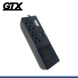 ESTABILIZADOR GTX G-09 1000VA/500W DE 4 TOMAS + 2 PUERTOS USB