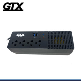 ESTABILIZADOR GTX G-09 1000VA/500W DE 4 TOMAS + 2 PUERTOS USB