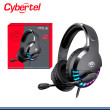 AUDIFONO CYBERTEL STRIKER CYB 501U RAINBOW LED CON MICROFONO CONEXIÓN USB