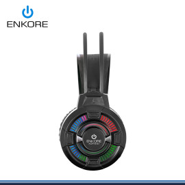 AUDIFONO ENKORE ACTIVE 5.1 EKHG 1004U RAINBOW LED CON MICROFONO CONEXIÓN USB