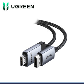 CABLE UGREEN DISPLAYPORT 1.2 A HDMI 2.0 4K A 60HZ DE 3 METROS (PN:25491)