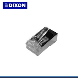 CONECTORES DIXON PLUG RJ-45 CAT6 APANTALLADO CAJA DE 100UN.(PN:PJ88502X-CN)