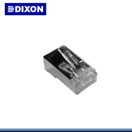 CONECTORES DIXON PLUG RJ-45 CAT6 APANTALLADO CAJA DE 100UN.(PN:PJ88502X-CN)