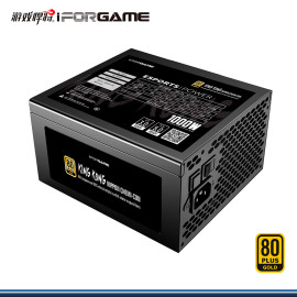 FUENTE PODER IFORGAME GX1000 KING KONG 1000W 80 PLUS GOLD FULL MODULAR