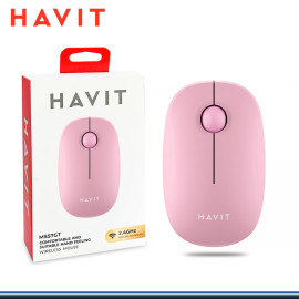 MOUSE HAVIT OFFICE MS57GT ROSADO 1,600 DPI CONEXION WIRELESS