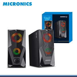 PARLANTE MICRONICS MILANO MIC S310U RGB SOUND 2.0 USB