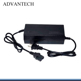 CARGADOR DE 54.6V 2A PARA SCOOTER ELECTRICO CON BATERIA DE LITIO DE 48V. CONECTOR IEC (PN:48V2A)